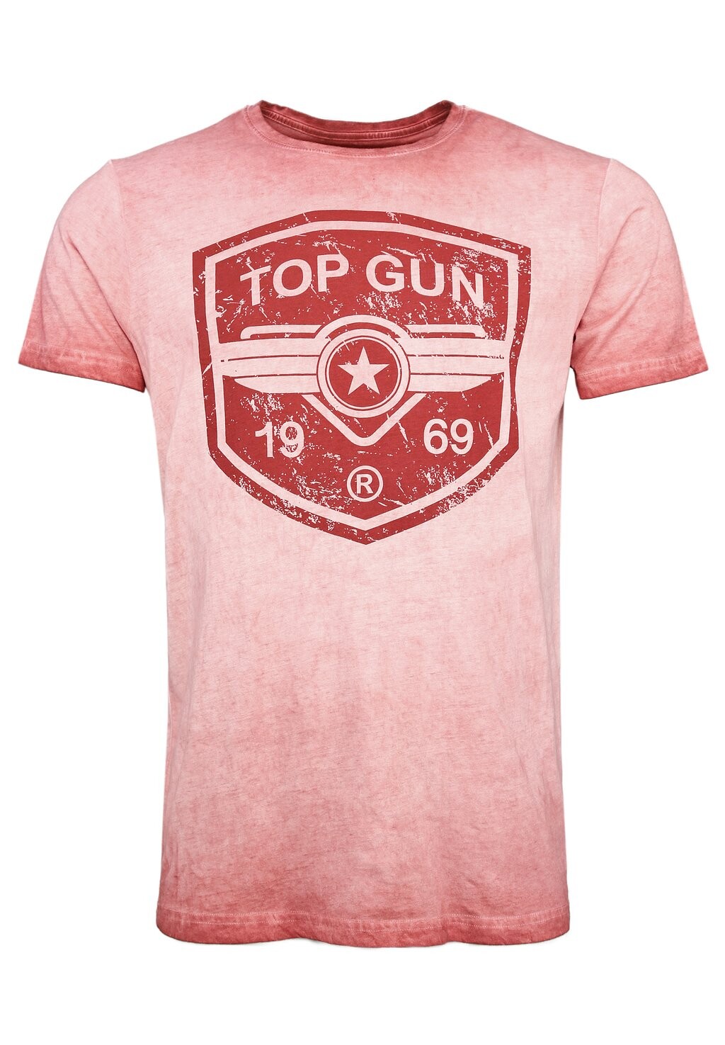

Футболка с принтом TOP GUN, красный
