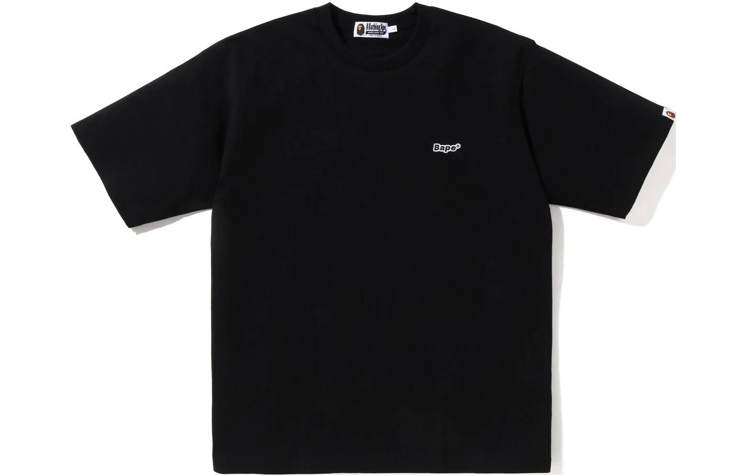 

Футболка свободного кроя с логотипом BAPE One Point A Bathing Ape, коричневый