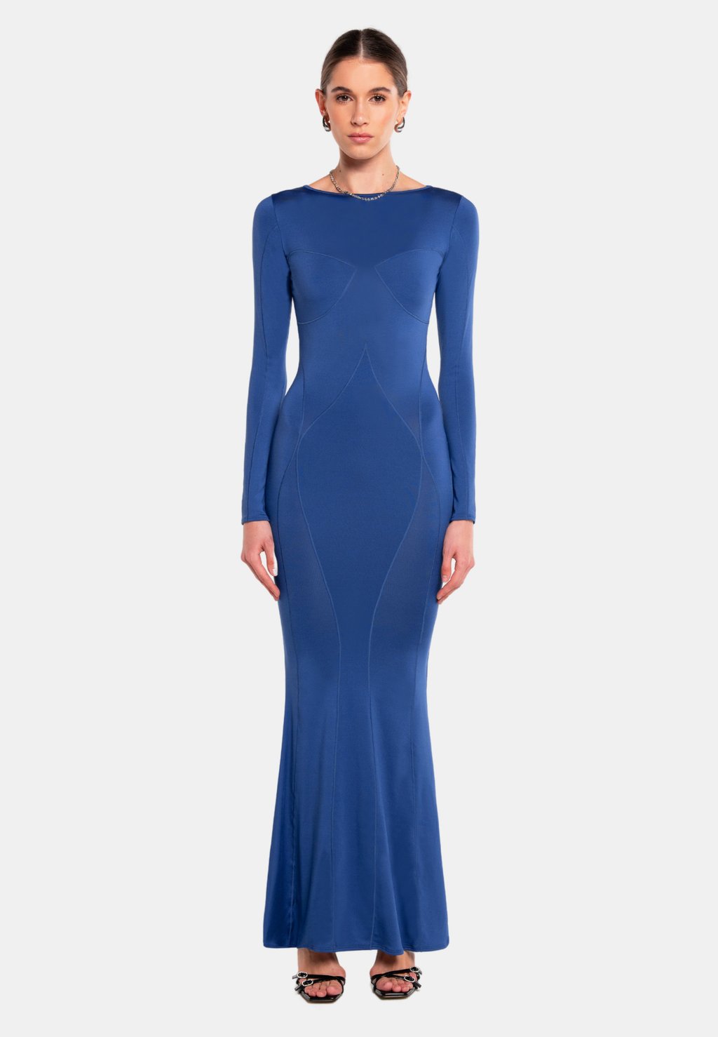 Длинное платье SIERRA COVERED OW Collection, синий