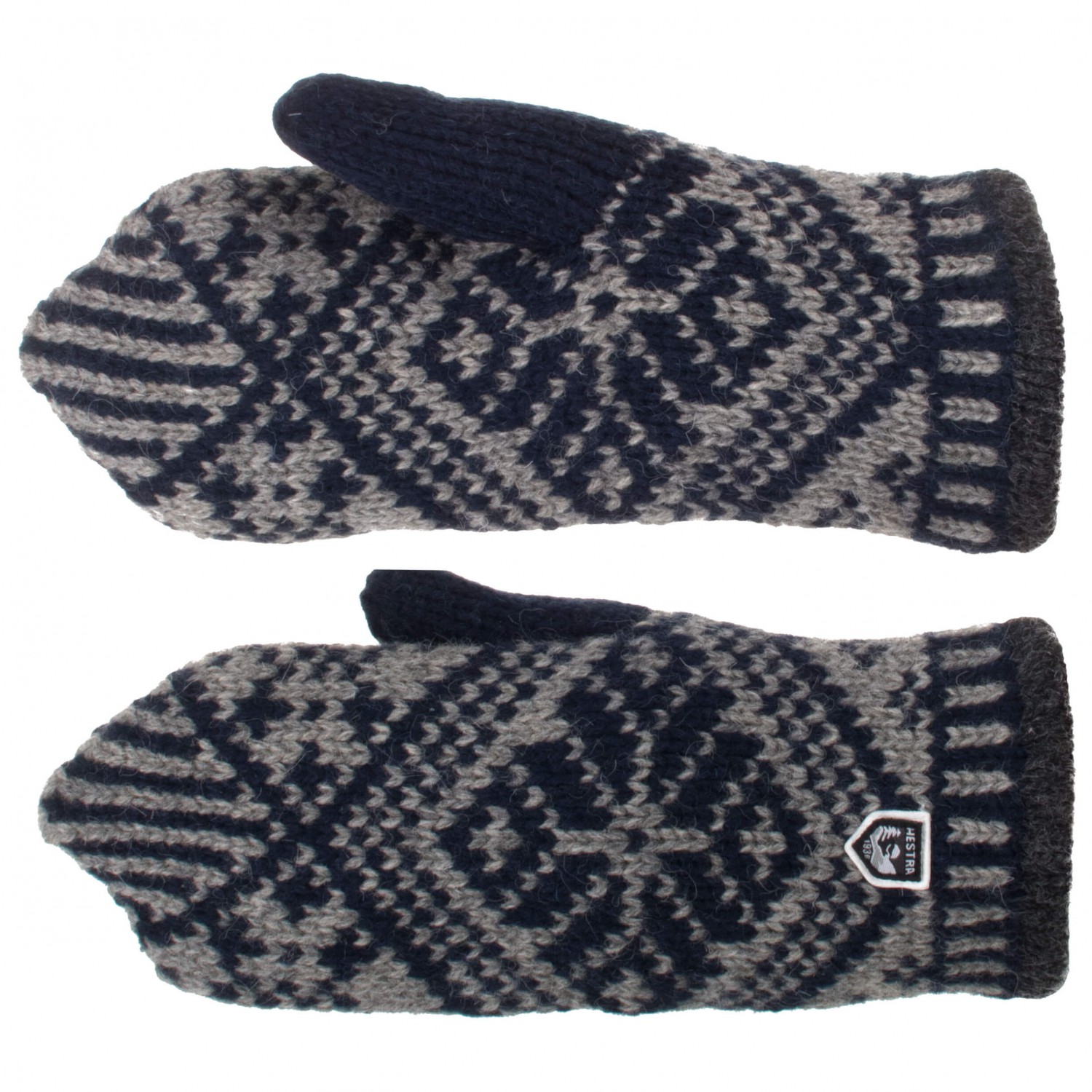Перчатки Hestra Nordic Wool Mitt, цвет Navy/Grey
