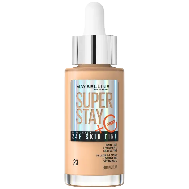 

Стойкая осветляющая тональная основа для лица 23 Maybelline New York Super Stay 24H Skin Tint, 30 мл