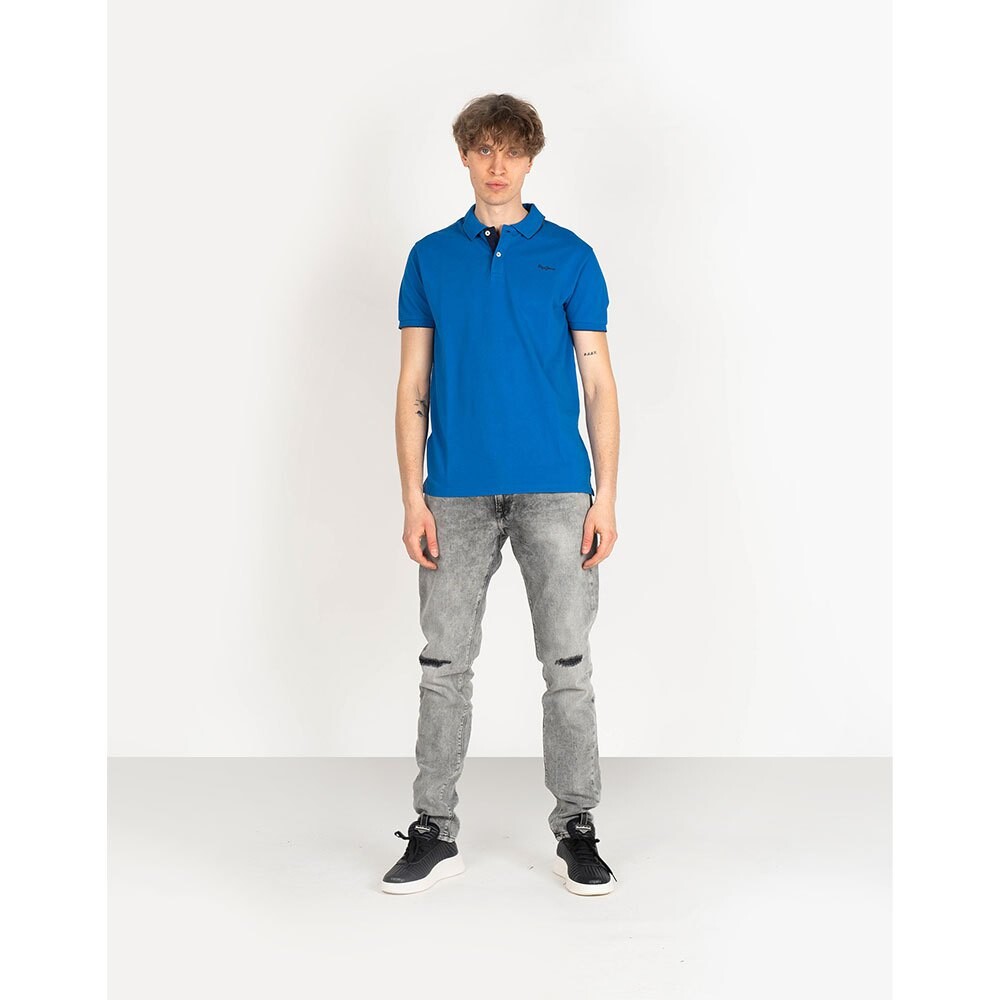 

Поло Pepe Jeans Lucas, синий