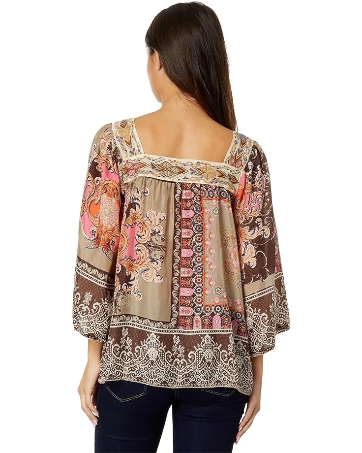 

Блуза Johnny Was Flora Lace Blouse, мульти