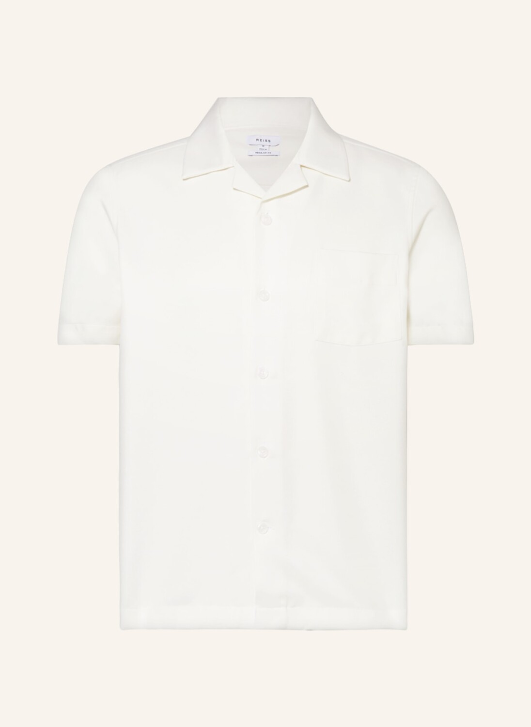 

Рубашка REISS TOKYO Regular Fit, экру