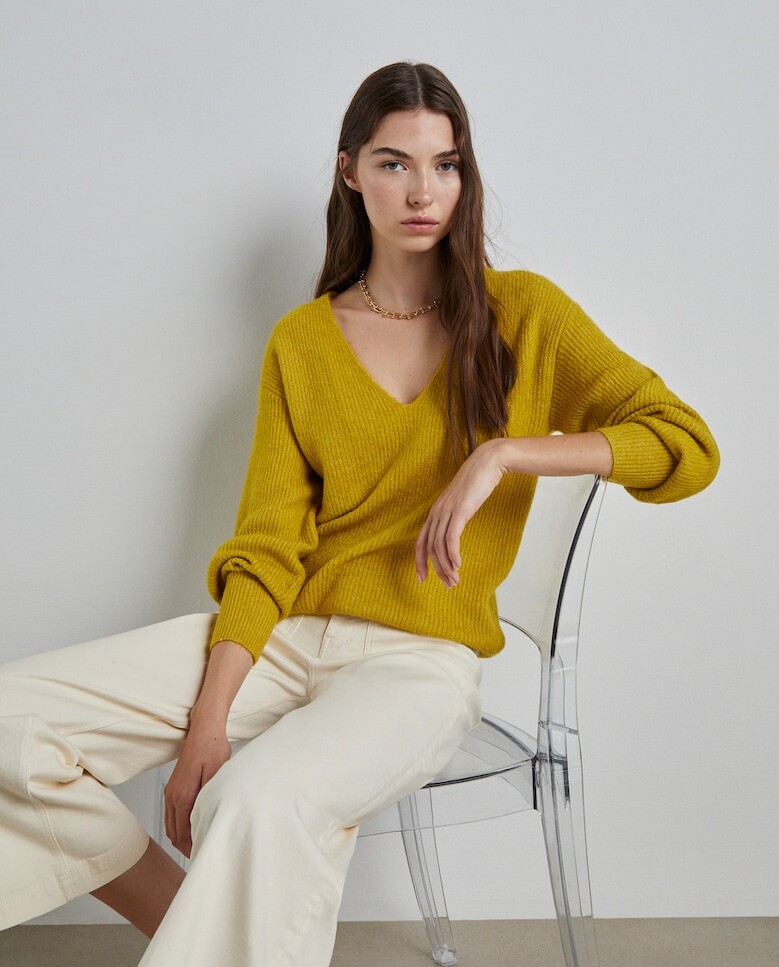 

Женский свитер английской вязки Easy Wear, оливковый, Зеленый