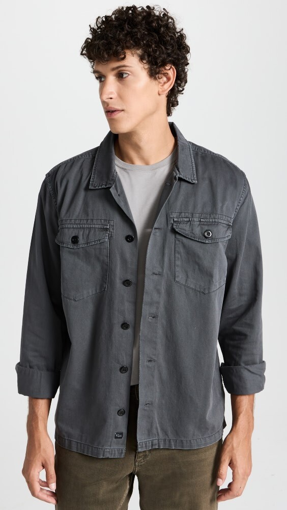 

Рубашка RAILS Kerouac Button Down, угольный