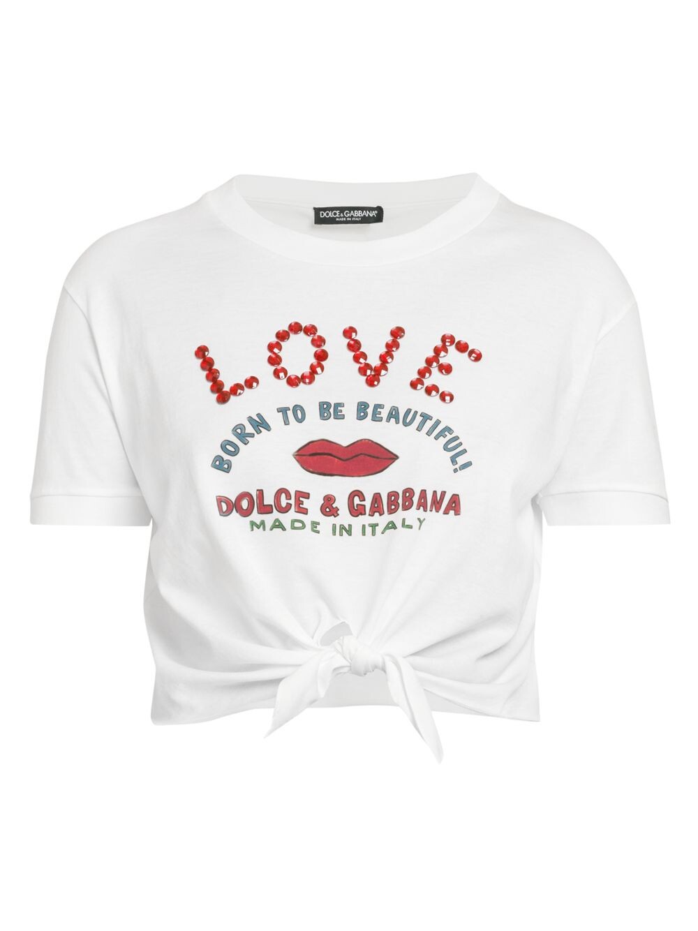 

Футболка Dolce&Gabbana Cropped, белый