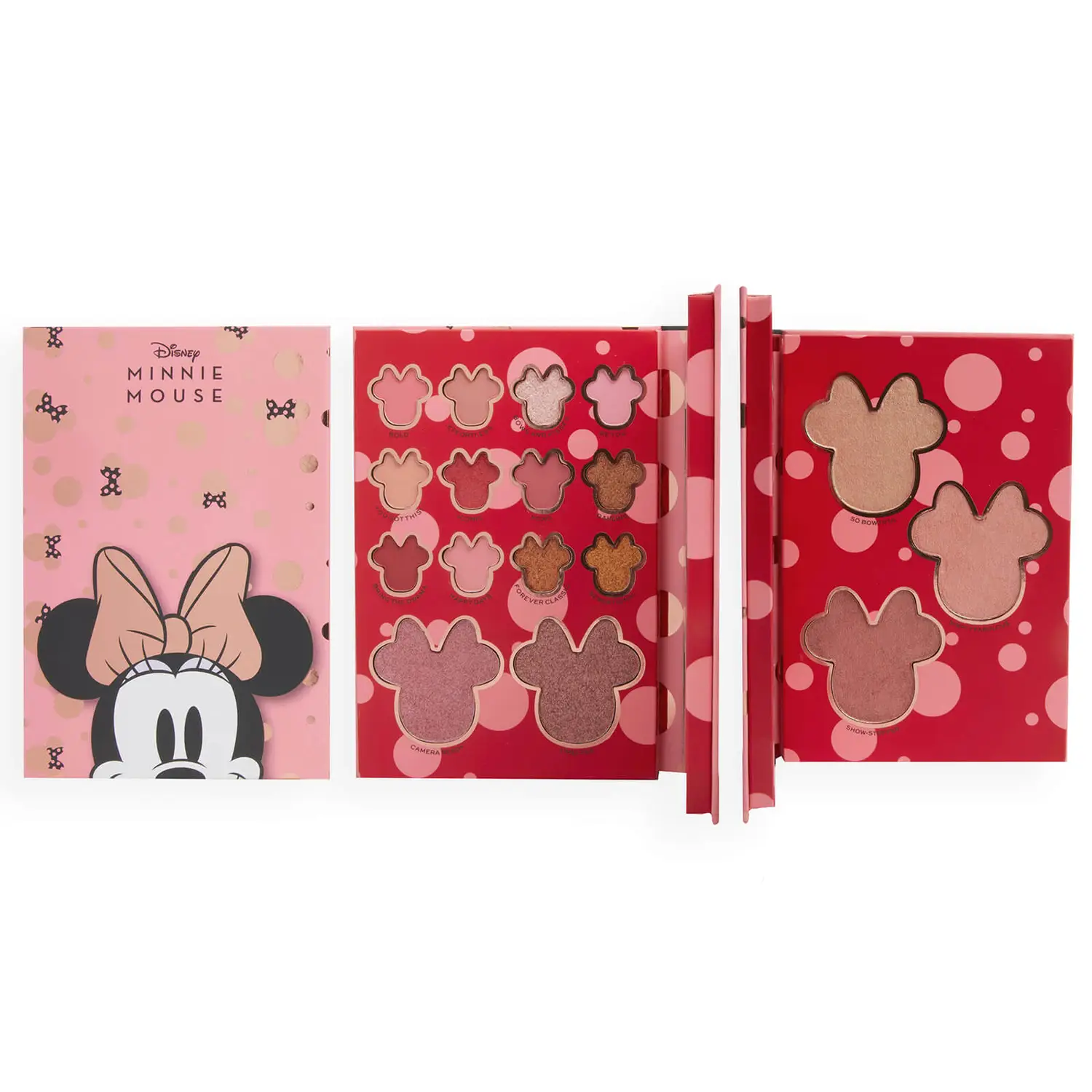 Палетка Revolution Disney’s Minnie Mouse and Makeup Revolution All Eyes on Minnie Palette