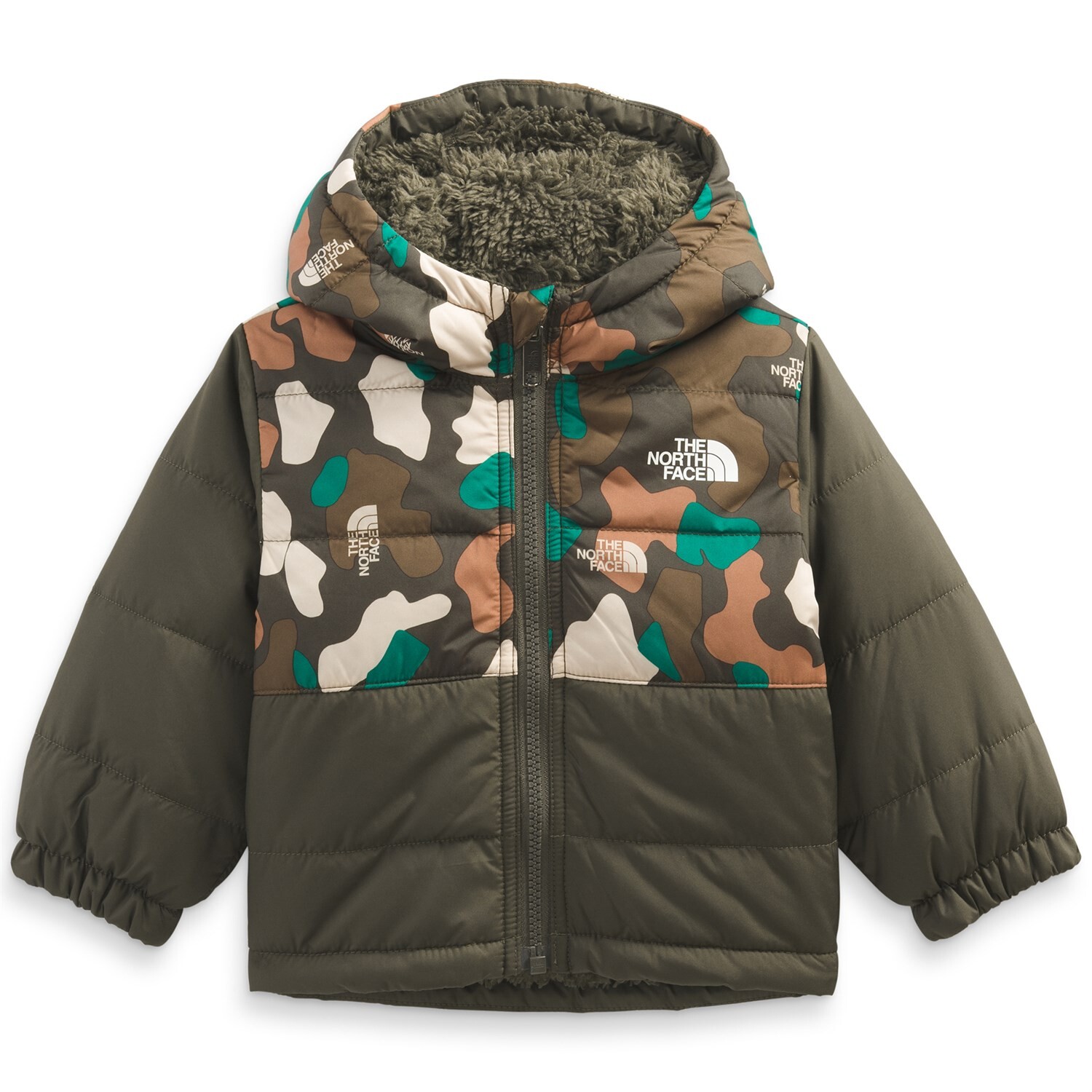 

Куртка The North Face Reversible Mount Chimbo Full Zip Hooded, цвет New Taupe Green