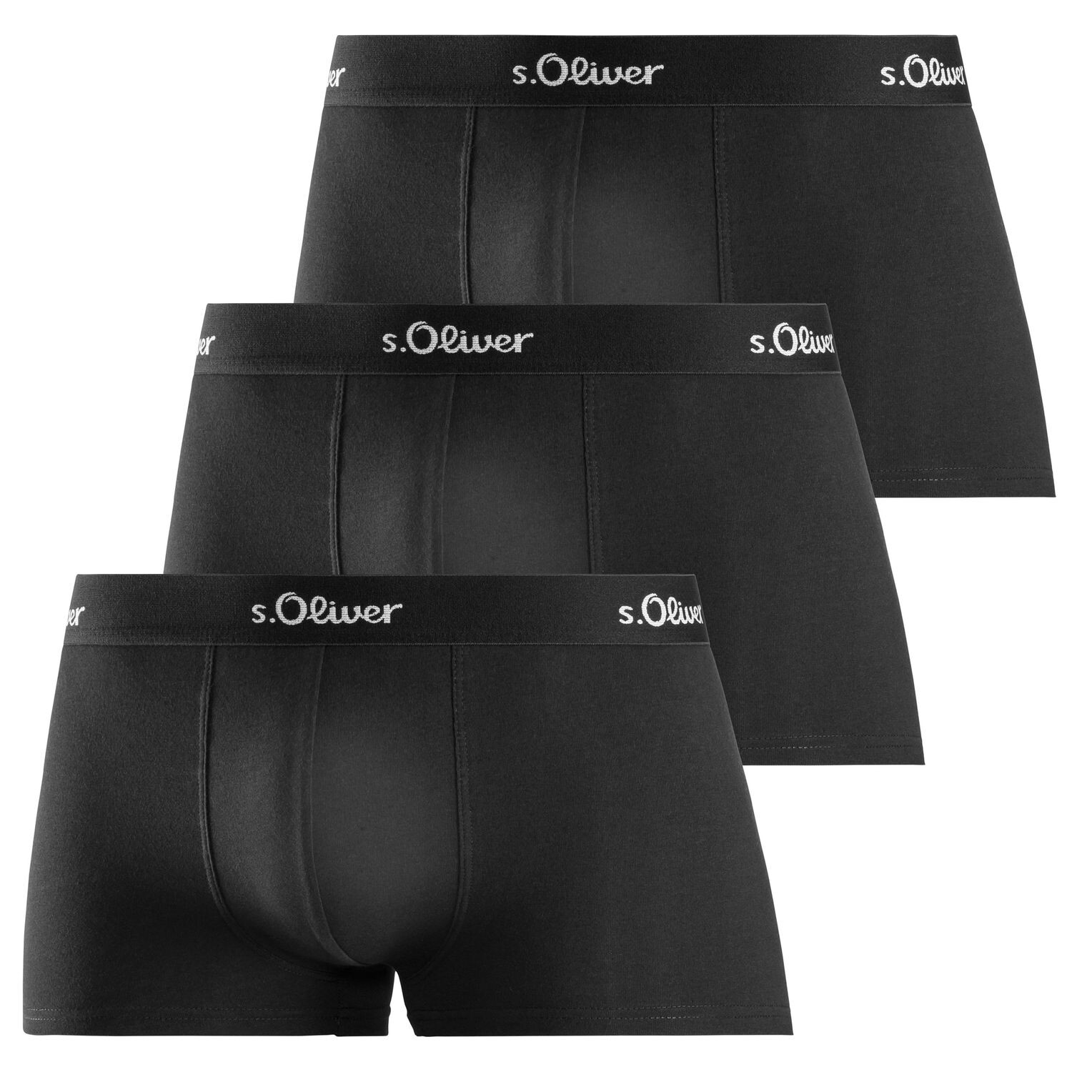 

Боксеры S Oliver Hipster 3 шт, черный