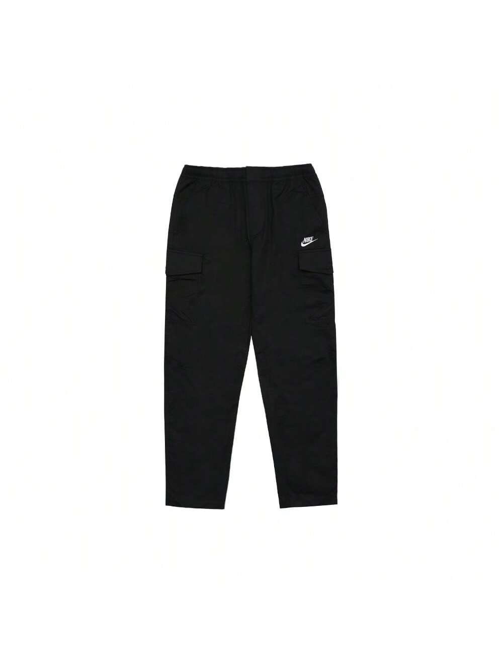 брюки nike bv6877 010 размер s черный белый Мужские брюки-карго без подкладки Nike DD5207-010 тканые брюки Club NSW, черный