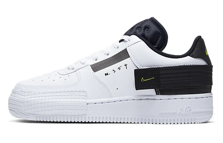 

Nike Air Force 1 Low Type White Black Volt GS