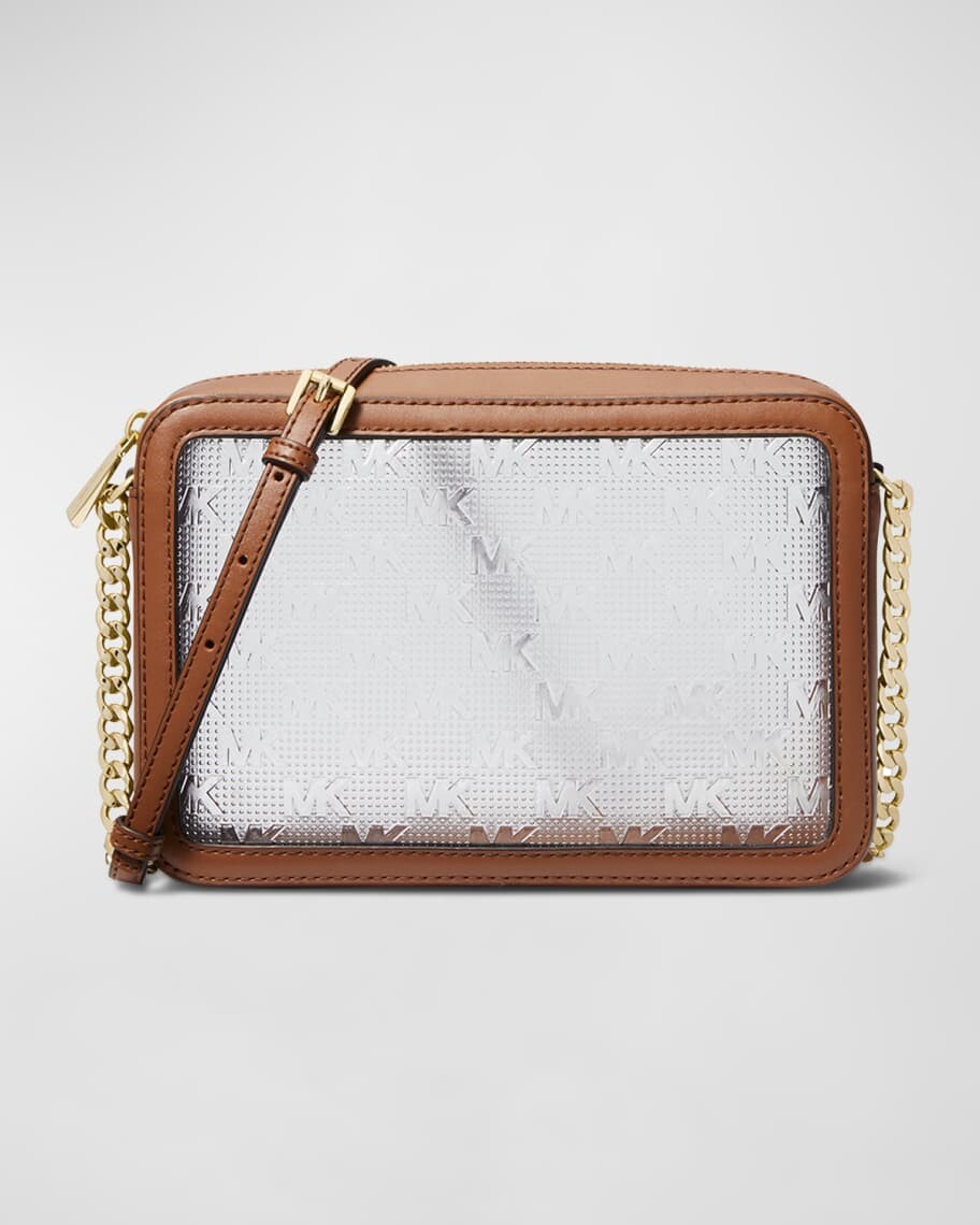 

Jet Set Большая сумка через плечо из ТПУ с логотипом East West MICHAEL Michael Kors