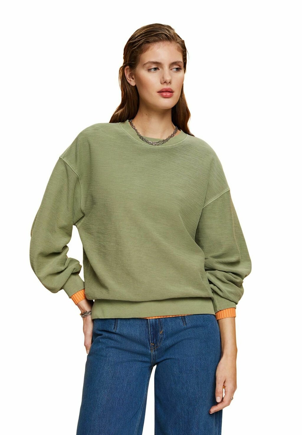 

Толстовка Esprit Gmtd, зеленый, Зеленый;серый