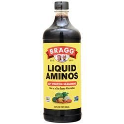 Bragg Liquid Aminos Соевая протеиновая заправка 32 жидких унции bragg яблочный уксус органический 32 жидких унции