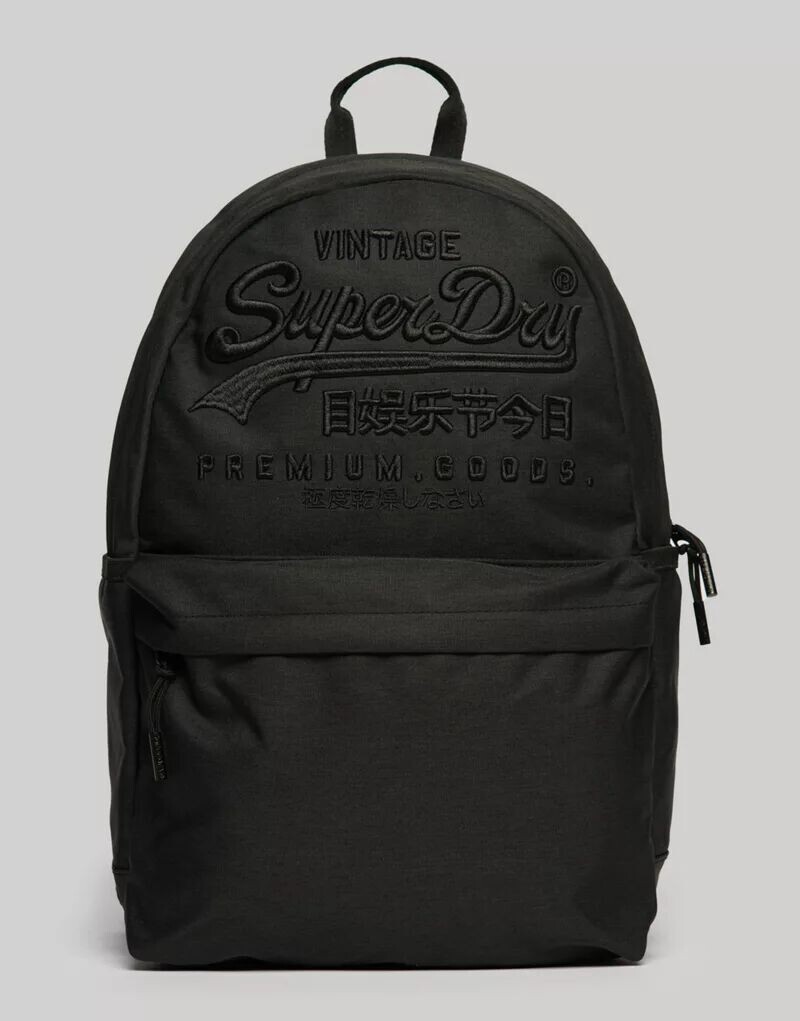

Черный рюкзак Superdry Heritage Montana