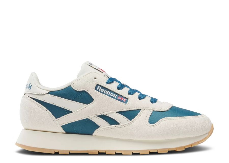 

Кроссовки Reebok Classic Leather Big Kid 'Chalk Blue Gum', кремовый