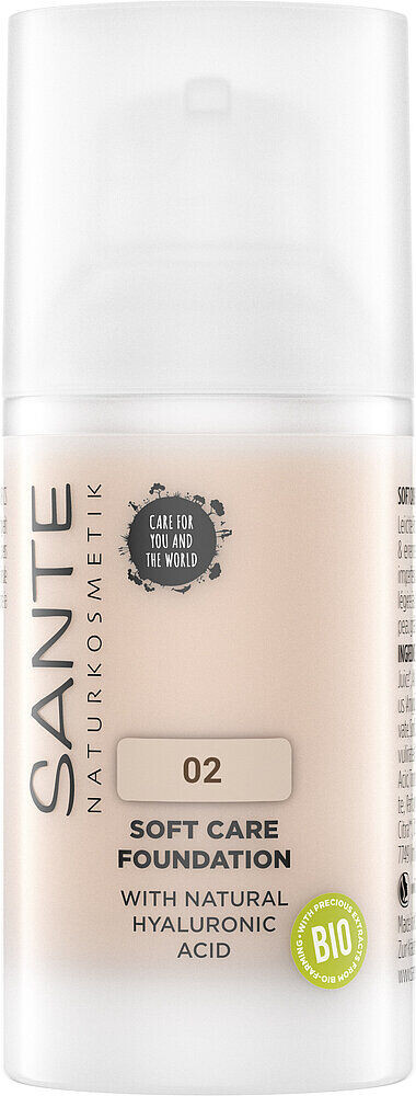 

Тональный крем для лица 02 Sante Soft Care, 30 гр