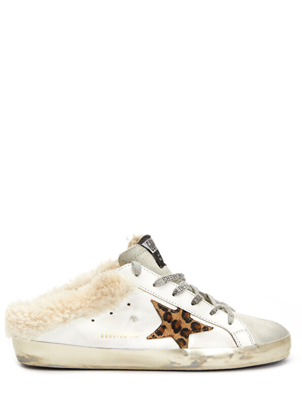 

Белые женские кожаные кроссовки superstar Golden Goose