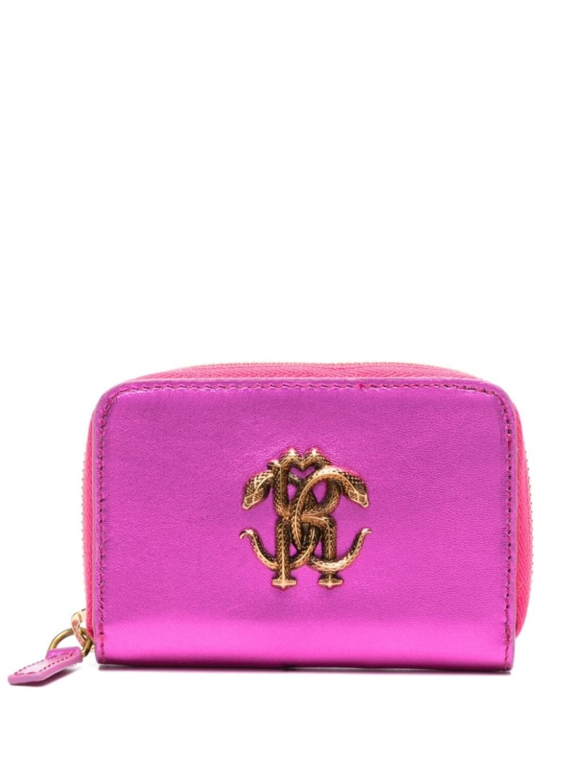 

Кошелек с монограммой Roberto Cavalli, розовый