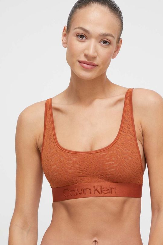 Бюстгальтер Calvin Klein Underwear, оранжевый
