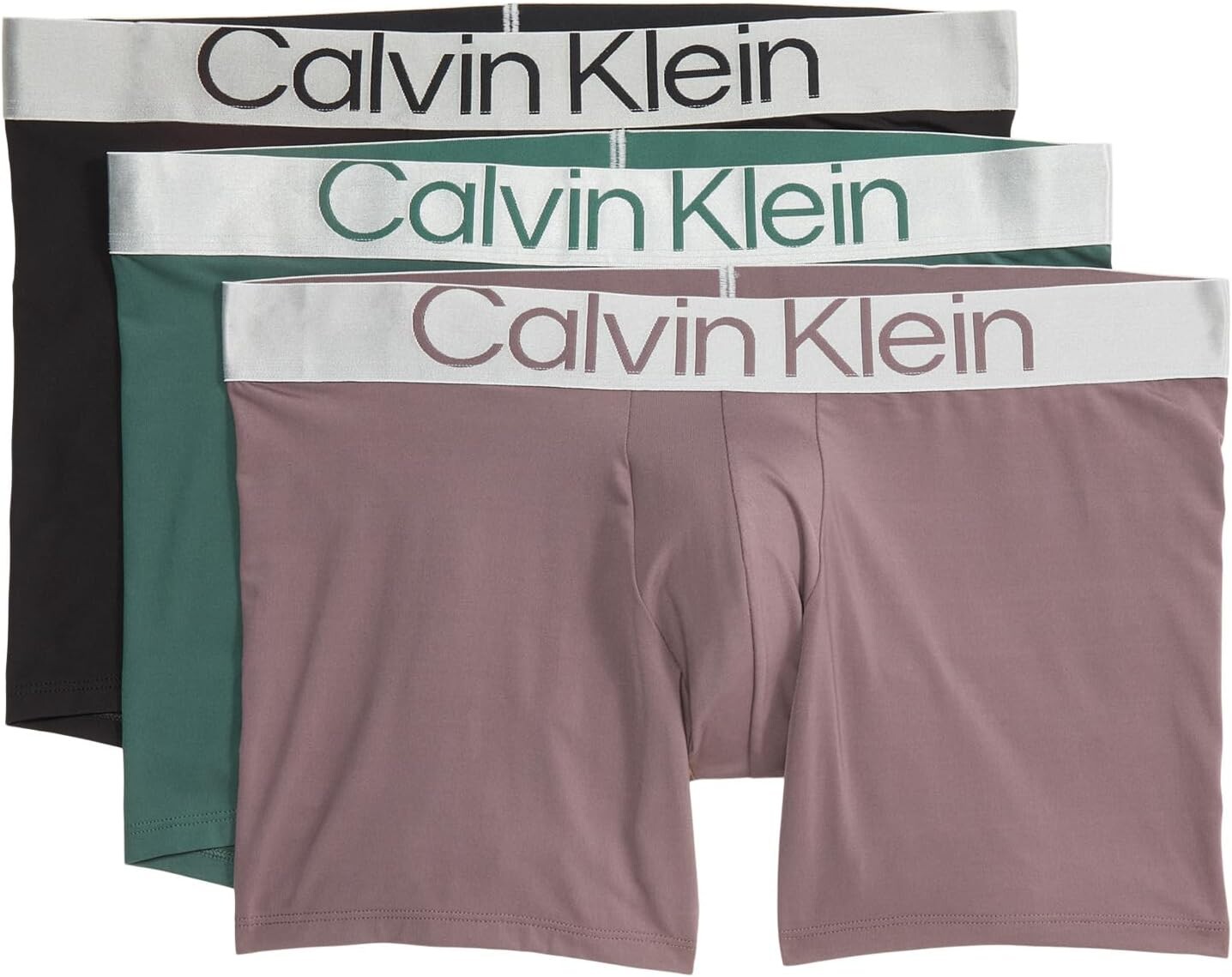 

Комплект из 3 трусов-боксеров из экологически чистой стали Micro Boxer Calvin Klein Underwear, цвет Black/Sparrow/Garden Topiary