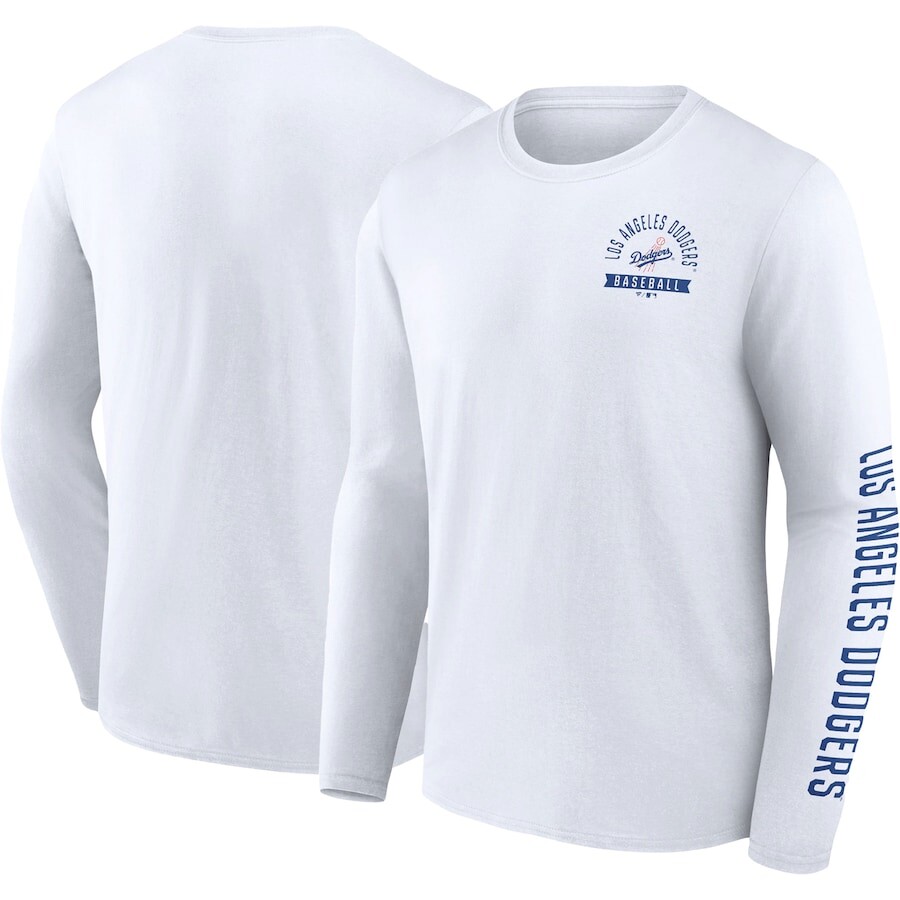 

Футболка с длинным рукавом Fanatics Branded Los Angeles Dodgers, белый
