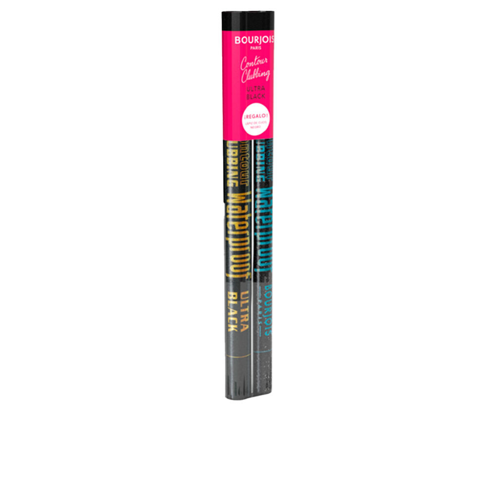 

Подводка для глаз Contour clubbing waterproof eyeliner Bourjois, 2 х 1,20 г, ultra black 2 x