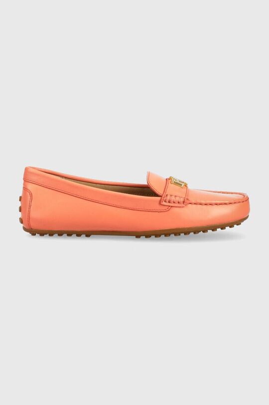 

Кожаные лоферы Barnsbury Lauren Ralph Lauren, оранжевый