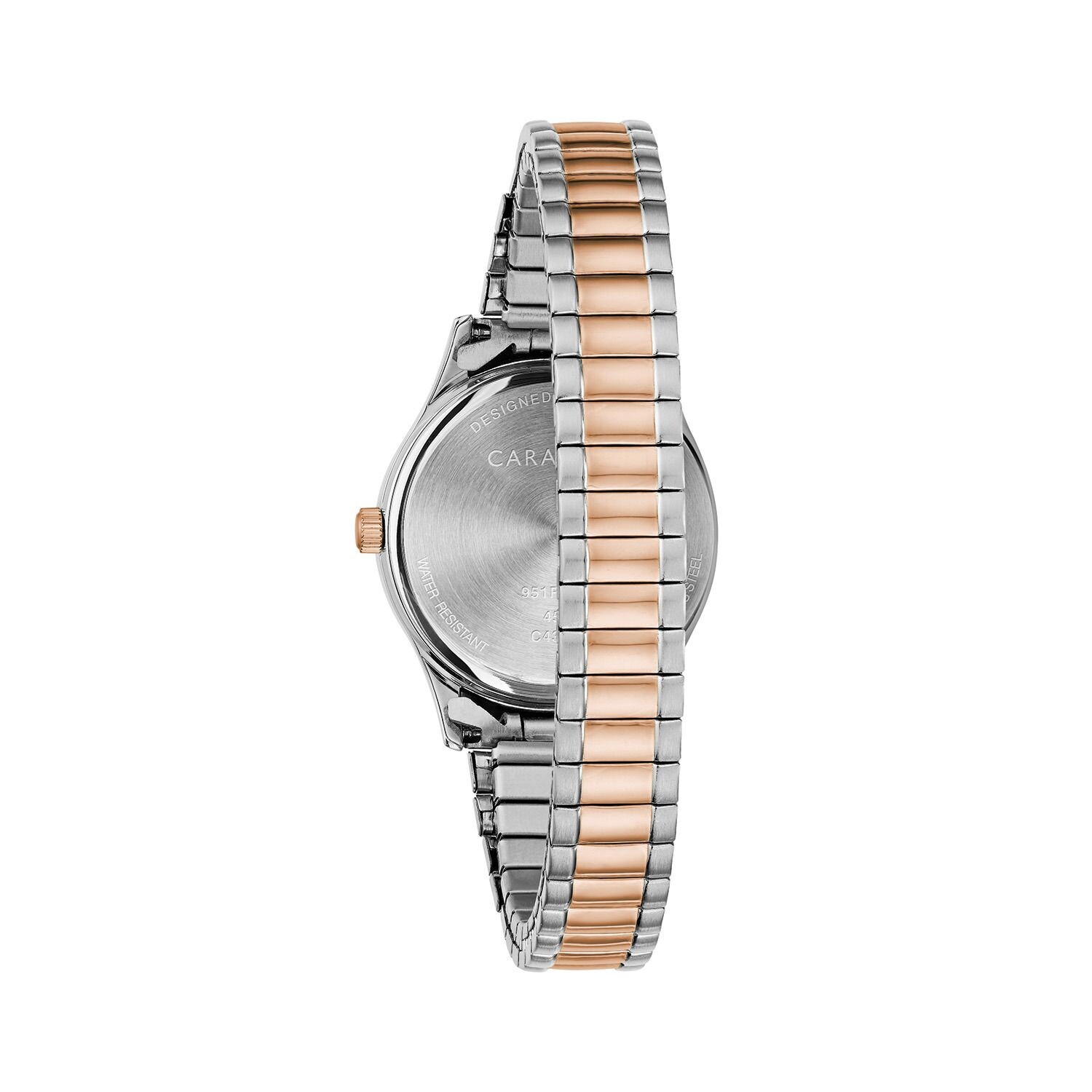 

Женские двухцветные часы расширения - 45L183 Caravelle by Bulova