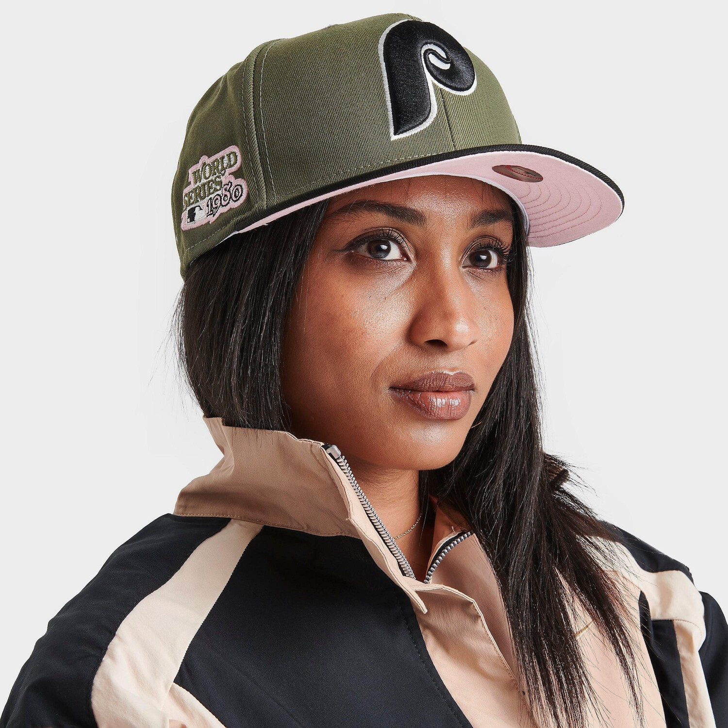 

Кепка New Era Philadelphia Phillies MLB Olive 9FIFTY Snapback, зеленый