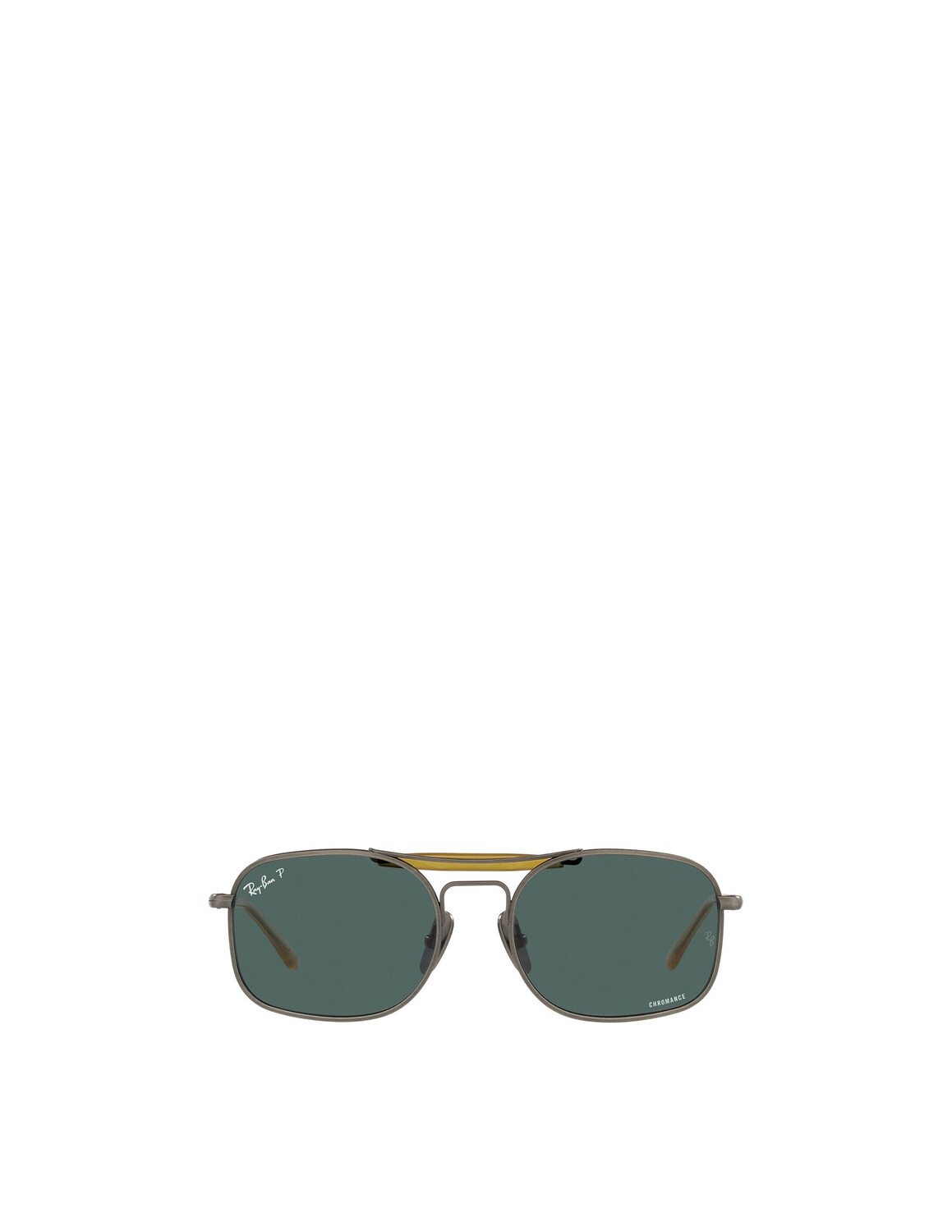 

Солнцезащитные очки Ray-ban Титан квадратные Ray-Ban, цвет Gunmetal