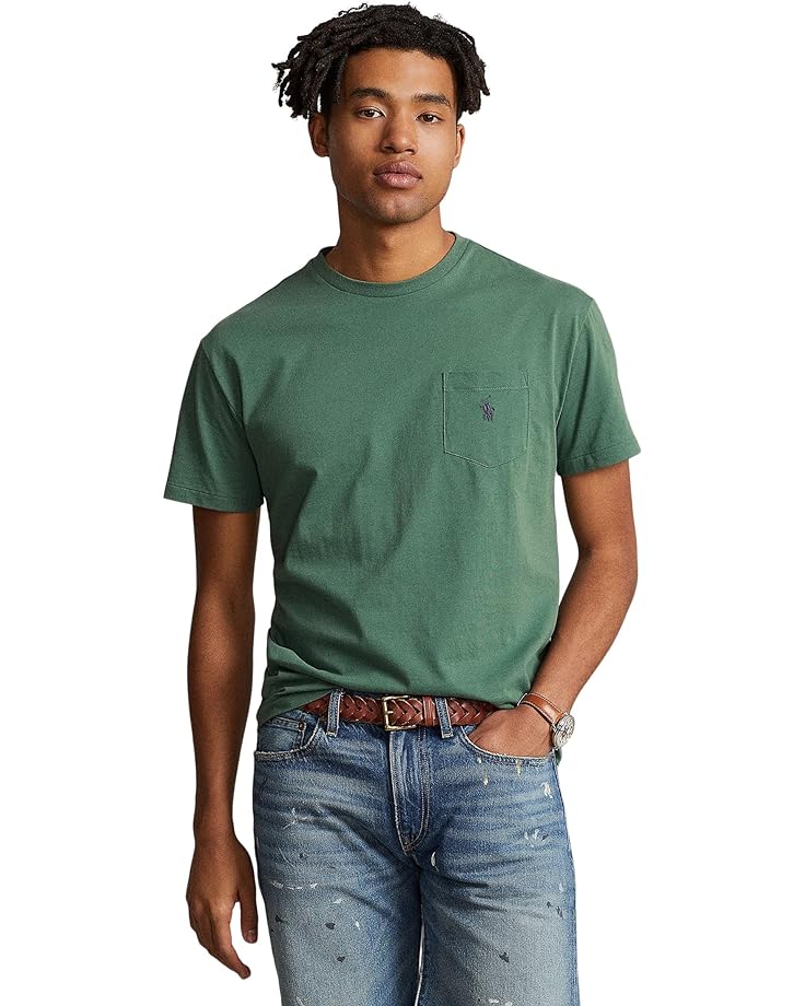Футболка Polo Ralph Lauren Classic Fit Jersey Pocket, цвет Washed Forest шорты lo fi easy riptop цвет washed forest