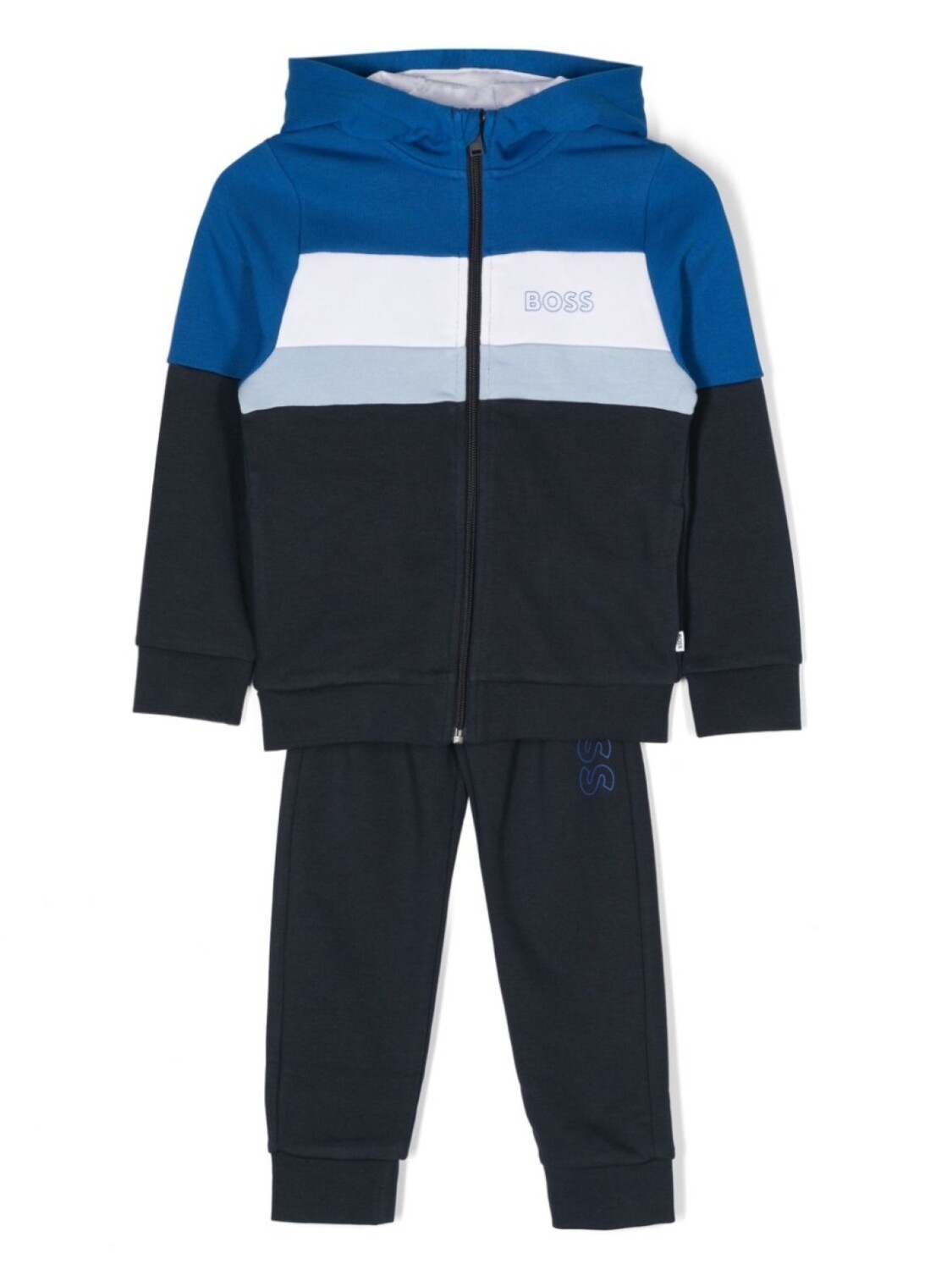 

BOSS Kidswear спортивный костюм с логотипом, синий