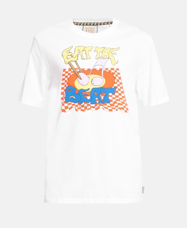 

Футболка органик Scotch & Soda, белый