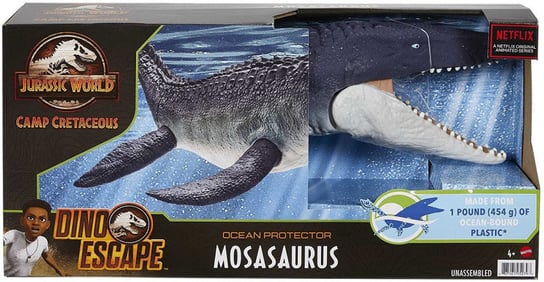 Mattel, Коллекционная фигурка, Мир Юрского периода Мозазавр, защитник океана фигурка мозазавр