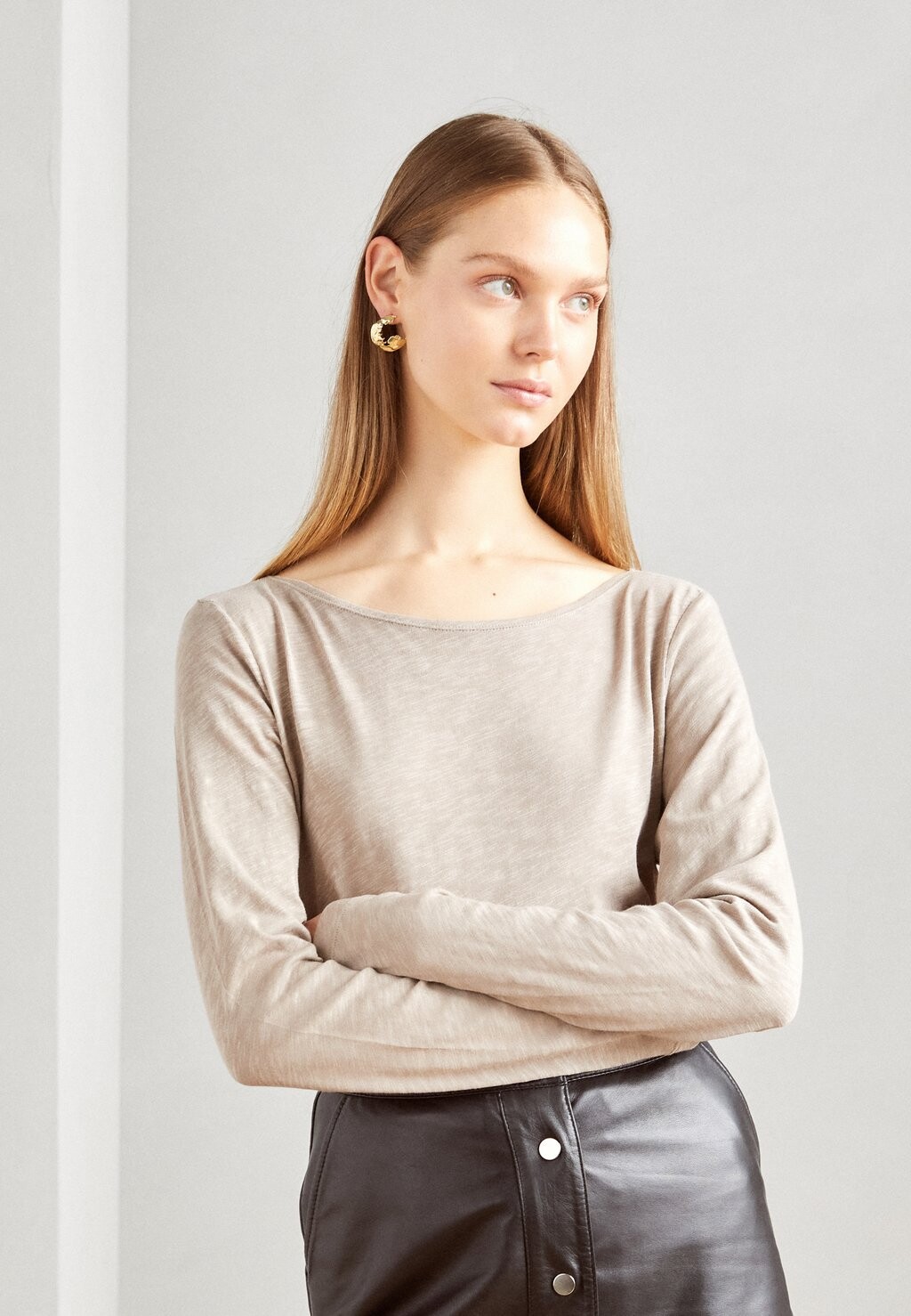 

Топ с длинными рукавами LONG SLEEVE BOAT NECK Marc O'Polo, цвет chalky mauve