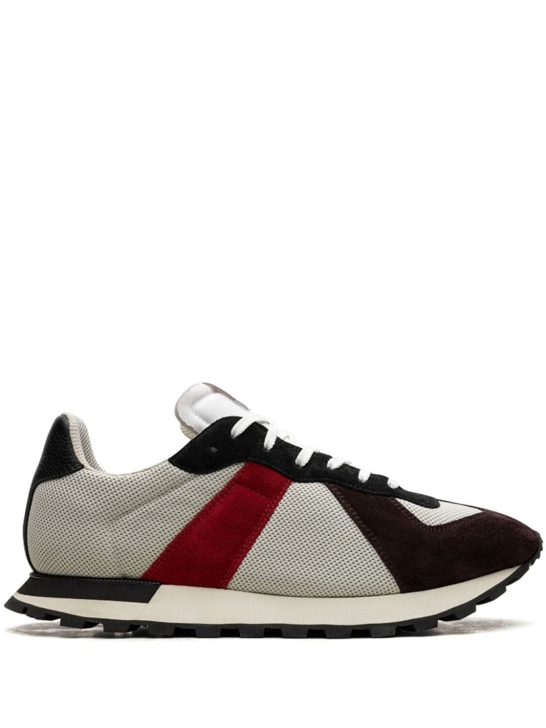

Maison Margiela кроссовки Retro Runner "Белые/Черные/Красные", нейтральный цвет