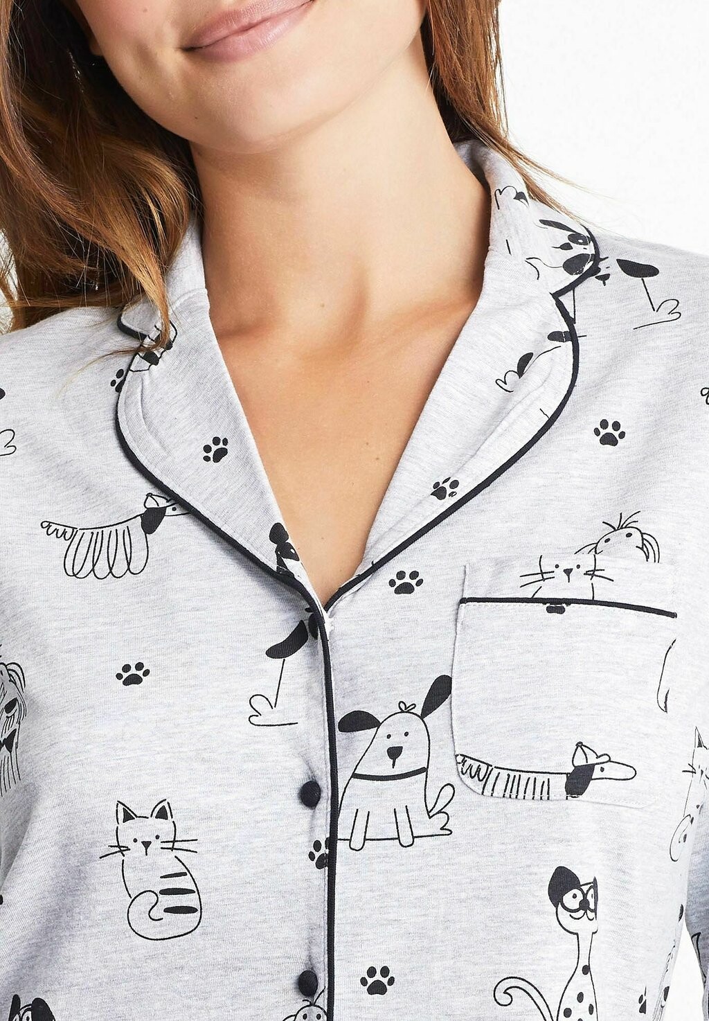 

Пижамный комплект BEST FRIENDS SET Yamamay, цвет Mottled Grey