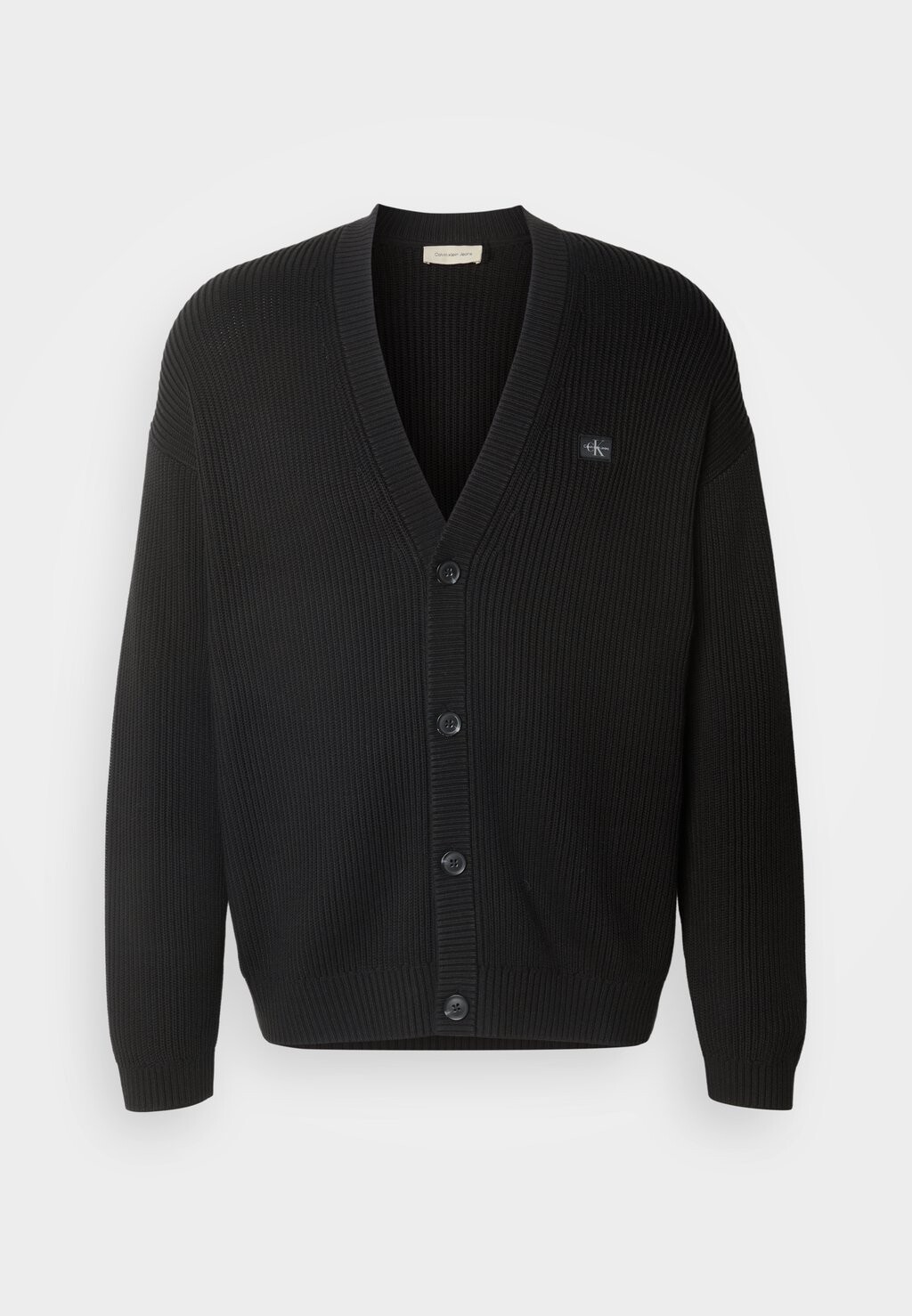 

Кардиган LABEL CARDIGAN Calvin Klein Jeans, черный