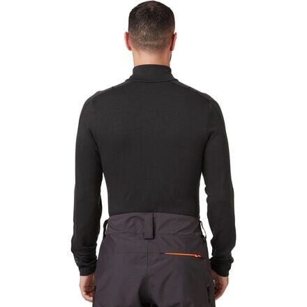 

Легкий топ с молнией 1/2 Lifa Merino – мужской Helly Hansen, черный