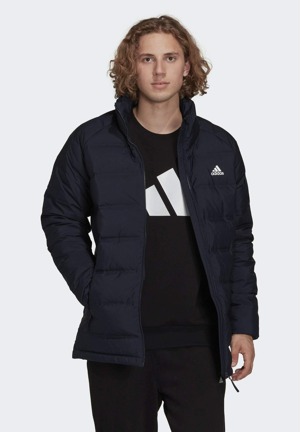 

Пуховик Adidas, синий