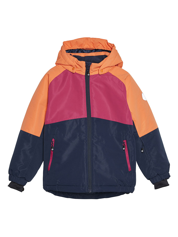 Лыжная куртка Color Kids, цвет Pink/Orange/Dunkelblau