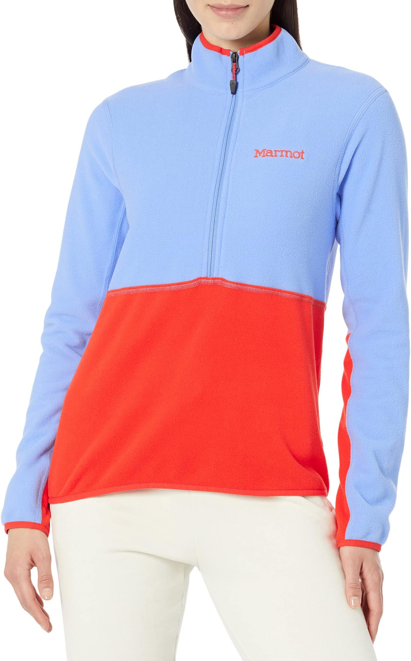 

Куртка Rocklin 1/2 Zip Marmot, цвет Getaway Blue/Victory Red