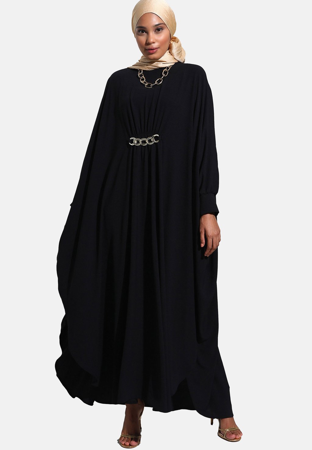 

Длинное платье Modanisa, черное, Черный