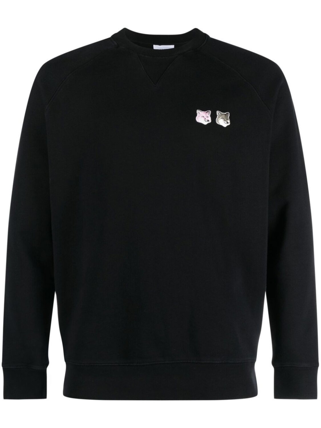 

Maison Kitsuné толстовка с нашивкой, черный