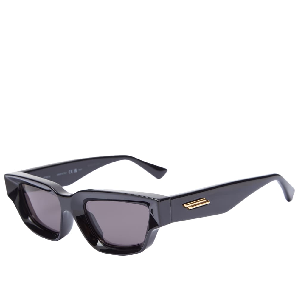 Солнцезащитные очки Bottega Veneta Eyewear BV1250S, черный/серый солнцезащитные очки bottega veneta eyewear bv1267s серебряный