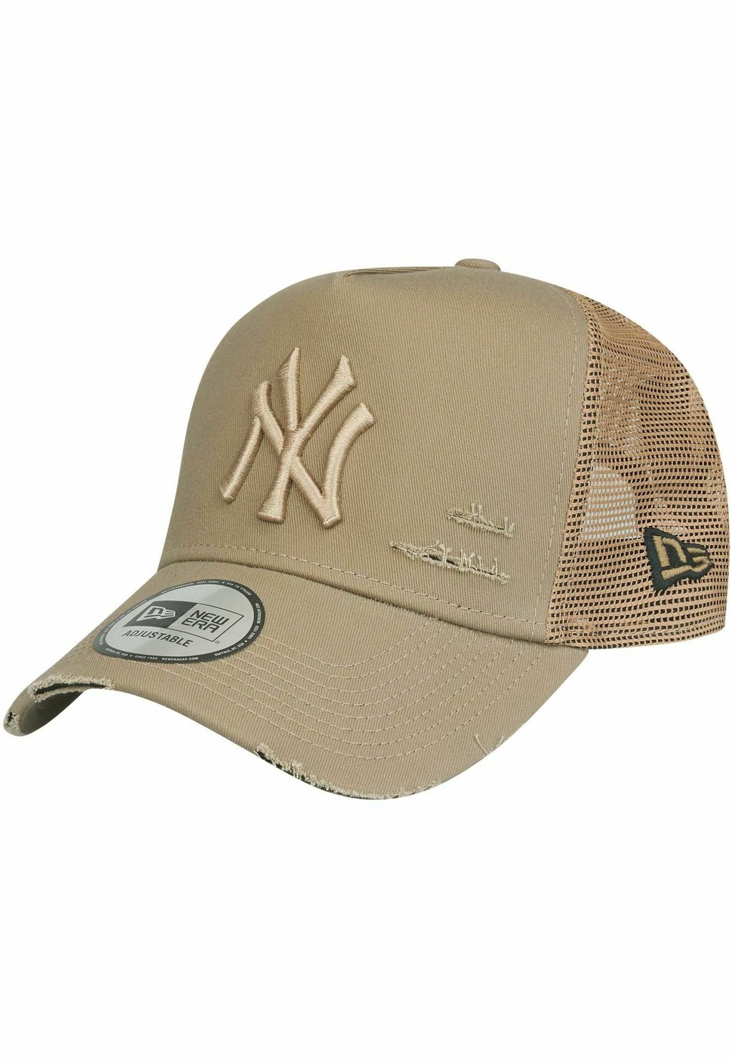 Бейсболка TRUCKER DISTRESSED NEW YORK YANKEES New Era, цвет khaki