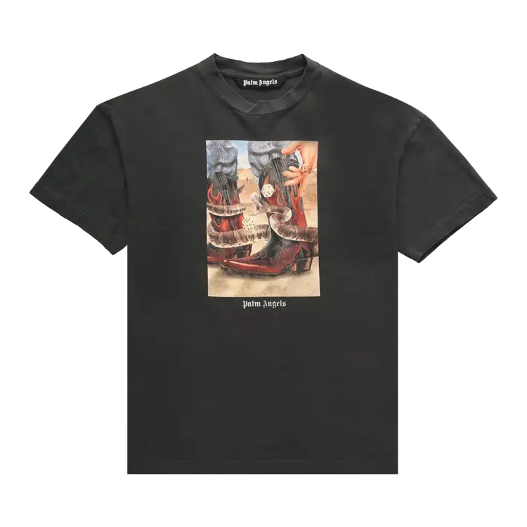 

Футболка Palm Angels Dice Game Classic 'Black/Multicolor', черный