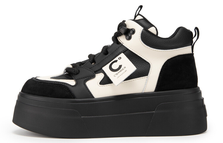 

Кроссовки C°BANNER Skateboarding Shoes Women's Low-top, бежевый/черный